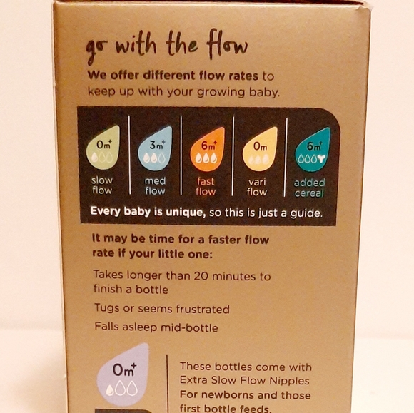 Tommee Tippee Closer To Nature 3-Pack Newborn Baby Bottles Extra Slow Flow 5 Oz - Picture 3 of 5